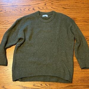 Old Navy Women's Olive Crewneck Sweater